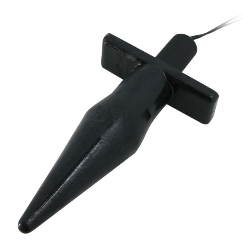 BAILE - PLUG ANAL BUTT COM VIBRAO PRETO - Infernum Store