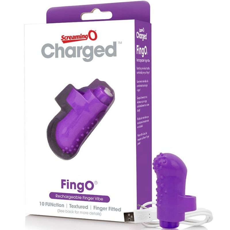 SCREAMING O - DEDO RECARREGVEL LILAC - Infernum Store