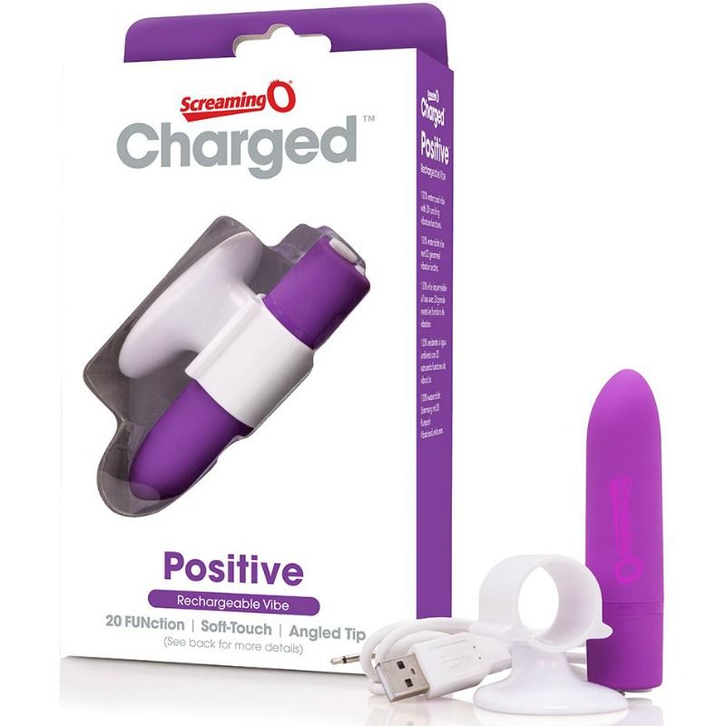 SCREAMING O - RECHARGEABLE MASSAGE POSITIVE LILAC - Infernum Store