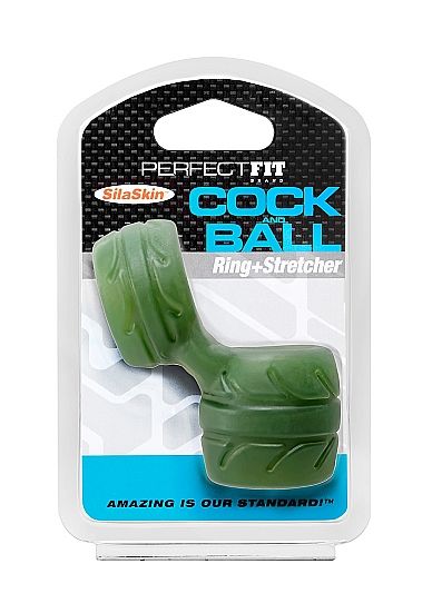 PERFECT FIT BRAND - SILASKIN COCK & BALL GREEN - Infernum Store