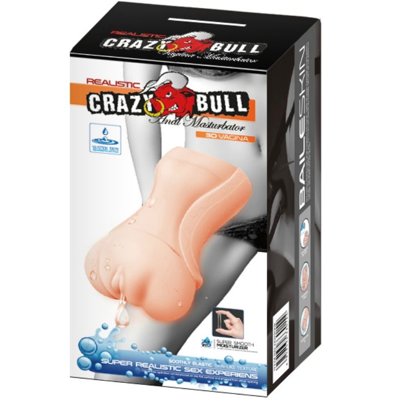 CRAZY BULL - MASTURBADOR DE VAGINA PELE DE GUA - Infernum Store