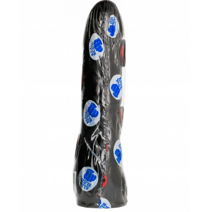ALL BLACK - DILDO PRETO REALÍSTICO 20 CM - Infernum Store