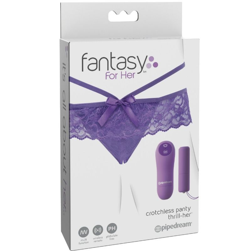 FANTASY FOR HER - PANTY SEM PASTA THRILL-HER - Infernum Store