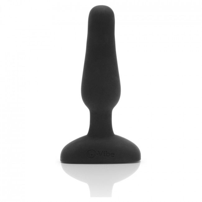 B-VIBE - PLUG ANAL DE CONTROLE REMOTO NOVICE PRETO - Infernum Store