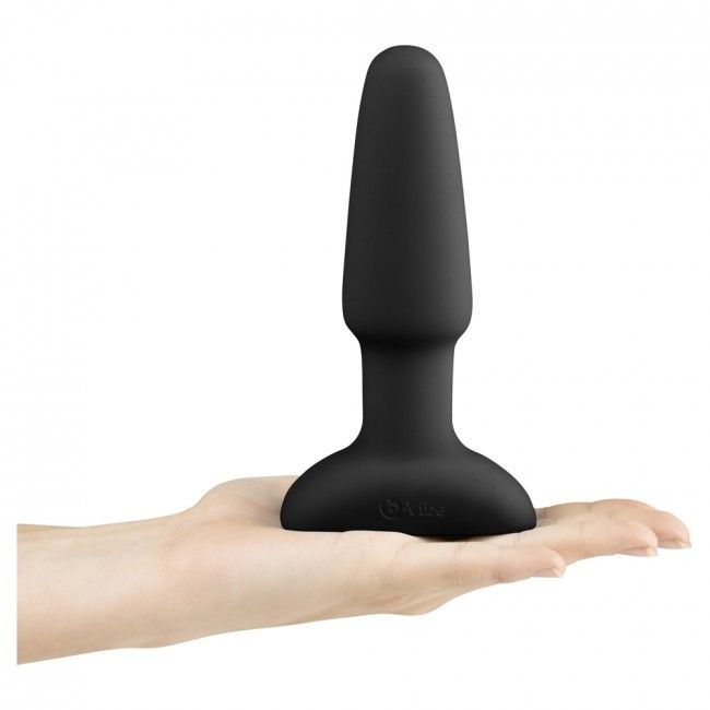 B-VIBE - PLUG ANAL DE CONTROLE REMOTO RIMMING 2 PRETO - Infernum Store