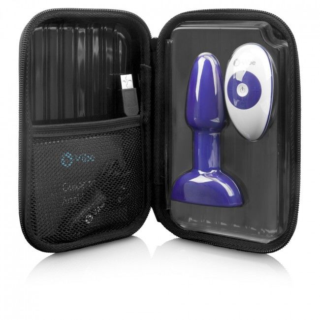 B-VIBE - RIMMING CONTROLE REMOTO PLUG ANAL PETITE LILAC - Infernum Store