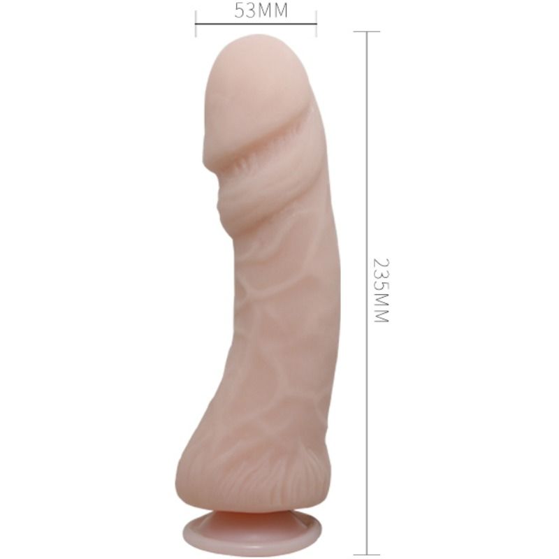 BAILE - DILDO REALISTA NATURAL DO PÊNIS GRANDE 23.5 CM - Infernum Store
