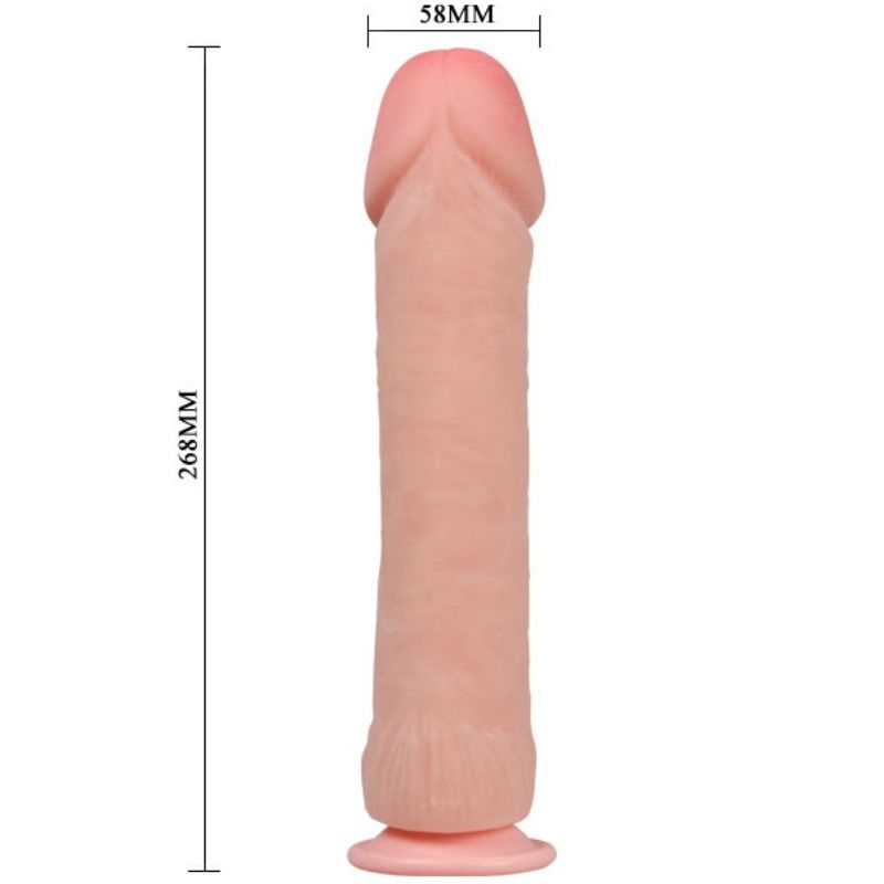 BAILE - DILDO REALÍSTICO NATURAL DO PÊNIS GRANDE 26 CM - Infernum Store
