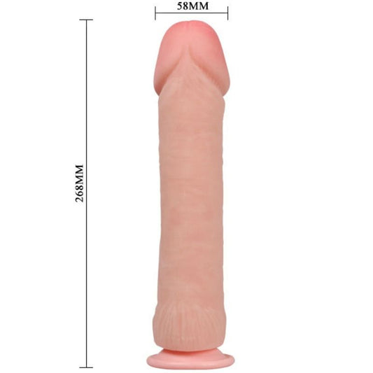 BAILE - DILDO REALÍSTICO NATURAL DO PÊNIS GRANDE 26 CM - Infernum Store