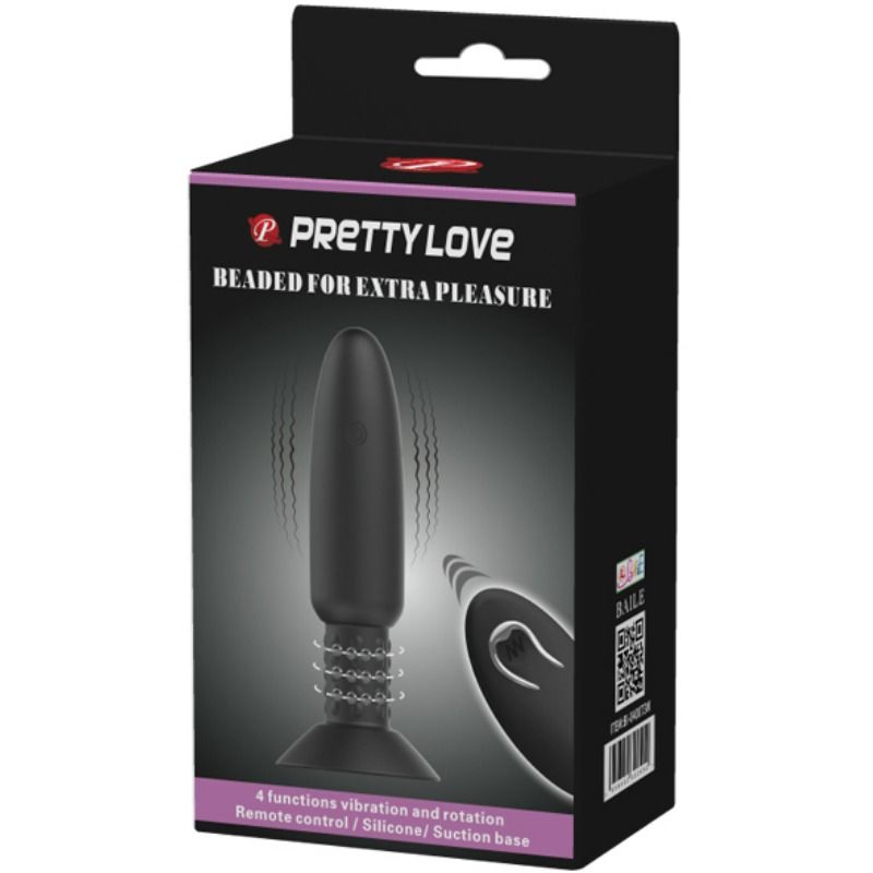 PRETTY LOVE - PLUG COM VIBRAO E ROTAO - Infernum Store