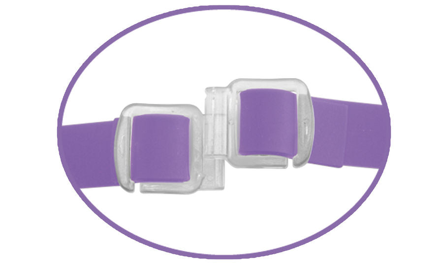 FETISH FANTASY ELITE - VIBRATING DOUBLE DELIGHT STRAP-ON PURPLE - Infernum Store