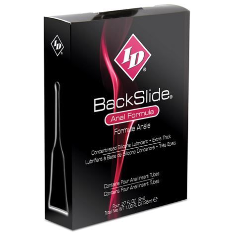 ID BACKSLIDE - ANAL INSERT 4 TUBES 8ML - Infernum Store