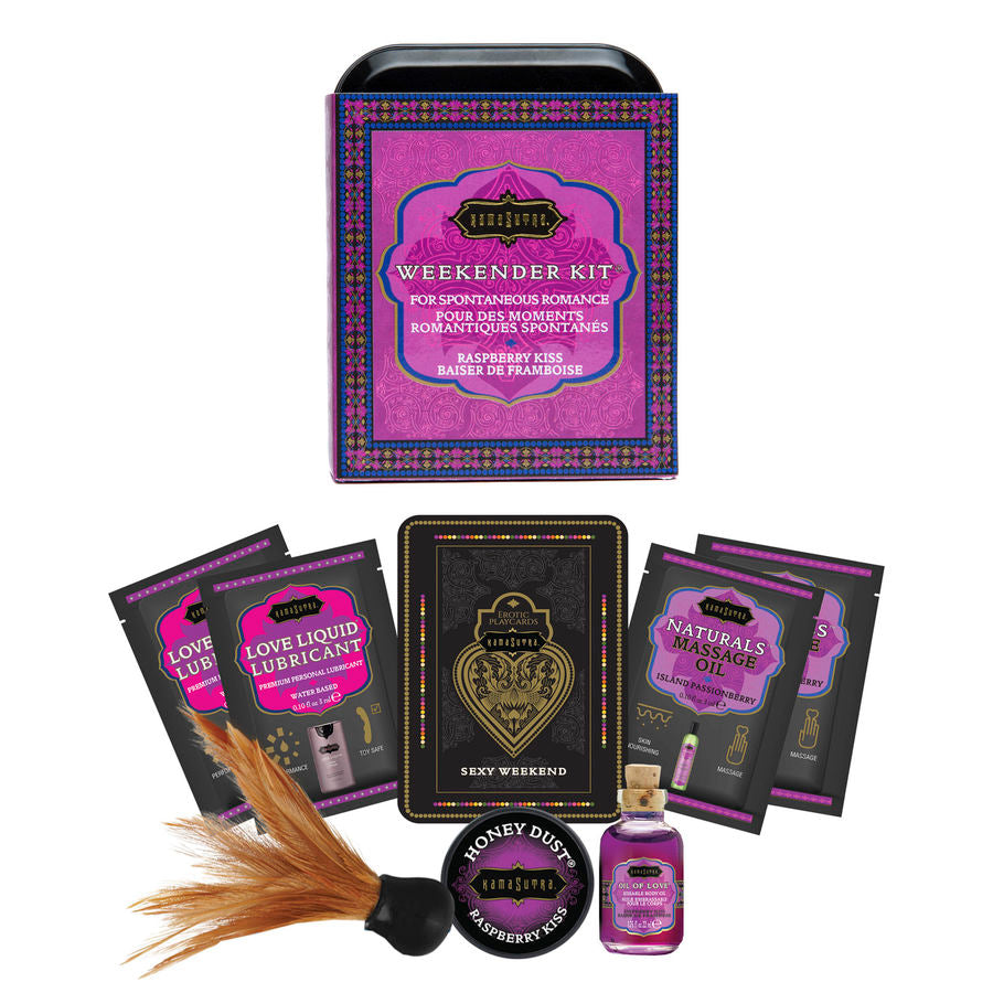 KAMASUTRA - WEEKENDER TIN KIT FRAMBOESA KISS FRAMBOESA - Infernum Store