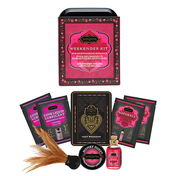 KAMASUTRA - WEEKENDER TIN KIT MORANGO SONHOS MORANGO - Infernum Store