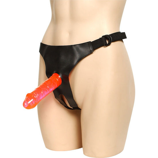 SEVEN CREATIONS - ARNÊS AJUSTVEL COM 2 DILDOS - Infernum Store