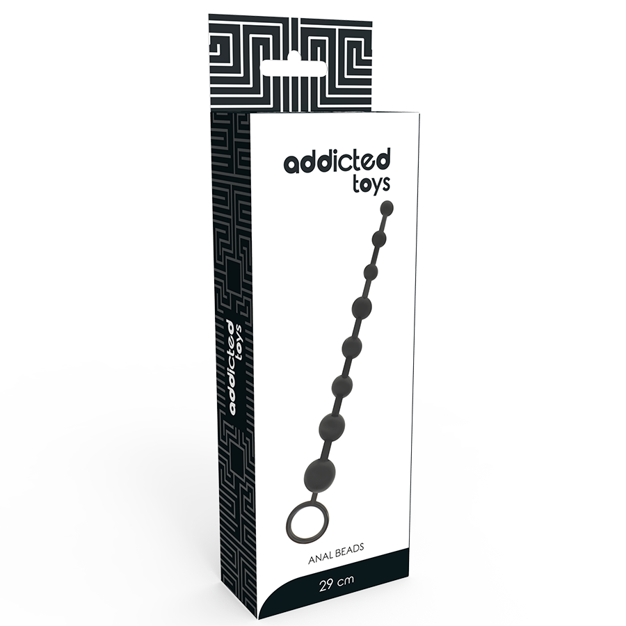 ADDICTED TOYS - CONTAS ANAIS 29 CM PRETAS - Infernum Store