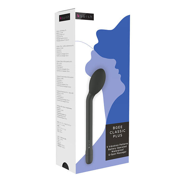 B SWISH - MASSAGEADOR BSWISH BGEE CLASSIC PLUS PRETO - Infernum Store