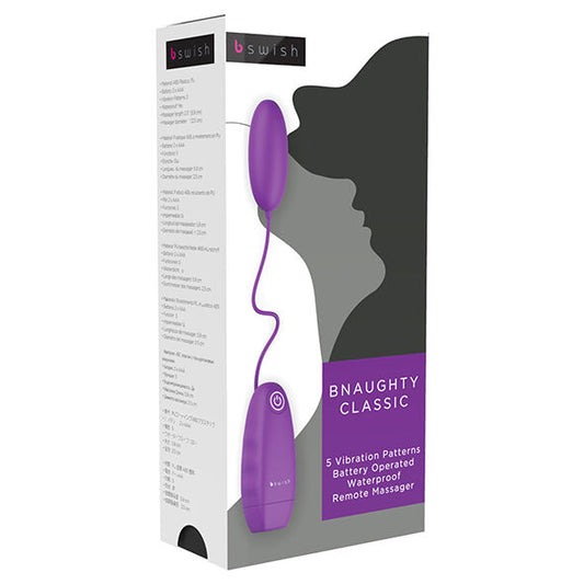B SWISH - BNAUGHTY CLSSICO BALA VIBRANTE ROXO - Infernum Store