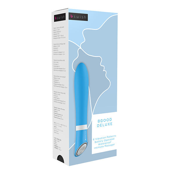 B SWISH - VIBRADOR BGOOD DELUXE AZUL - Infernum Store