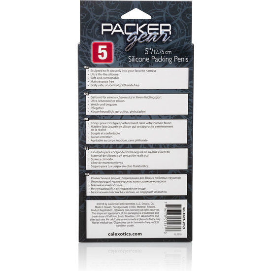 CALEXOTICS - EMBALAGEM DE SILICONE PÊNIS 12.75 CM CARNE - Infernum Store