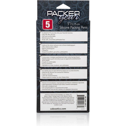 CALEXOTICS - EMBALAGEM DE SILICONE PÊNIS 12.75 CM CARNE - Infernum Store