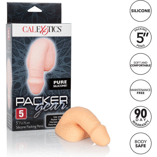CALEXOTICS - EMBALAGEM DE SILICONE PÊNIS 12.75 CM CARNE - Infernum Store