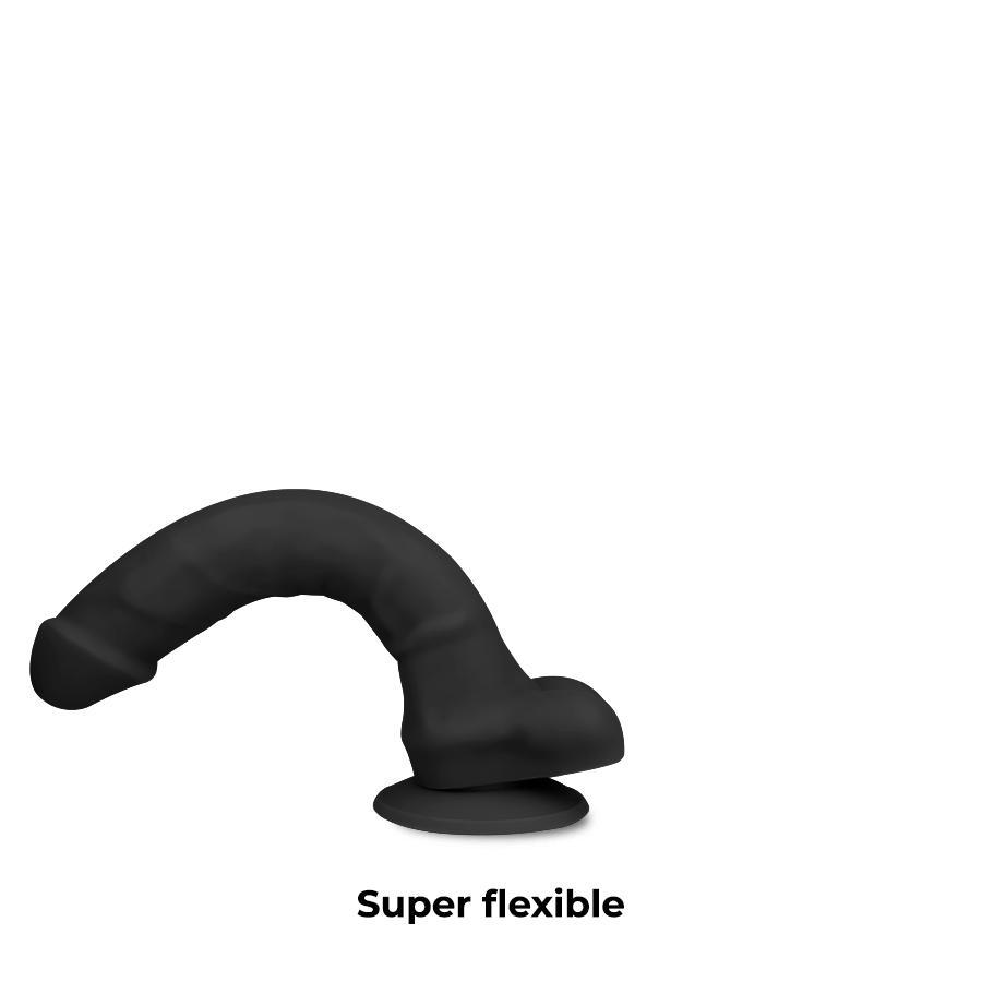 COCK MILLER - DENSIDADE DE SILICONE COCKSIL ARTICULVEL PRETO 24 CM - Infernum Store