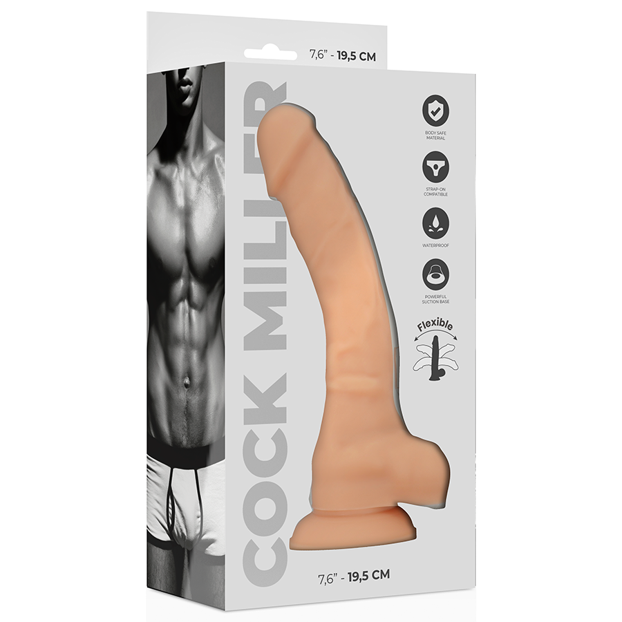 COCK MILLER - COCKSIL ARTICULVEL DE DENSIDADE DE SILICONE 19,5 CM - Infernum Store