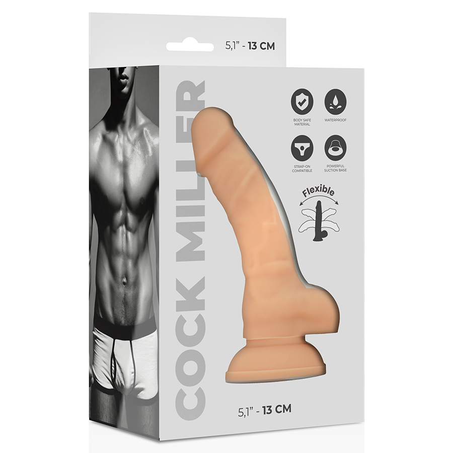 COCK MILLER - DENSIDADE DE SILICONE COCKSIL ARTICULVEL 13 CM - Infernum Store