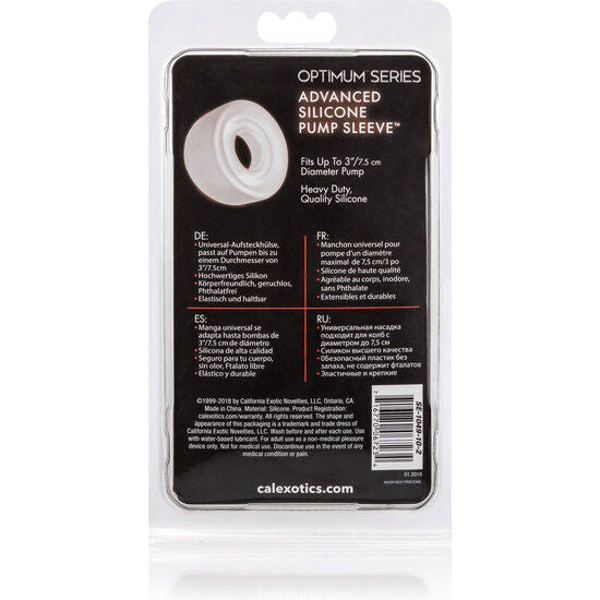 CALEXOTICS - MANGA DE BOMBA DE SILICONE ADV TRANSPARENTE - Infernum Store