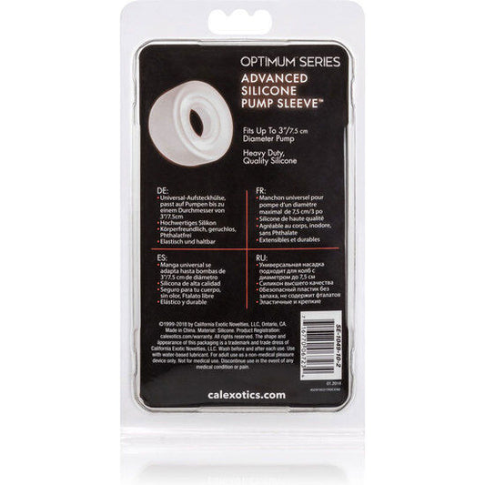 CALEXOTICS - MANGA DE BOMBA DE SILICONE ADV TRANSPARENTE - Infernum Store