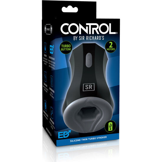 SIR RICHARDS - STROKER DE SILICONE TWIN TURBO - Infernum Store