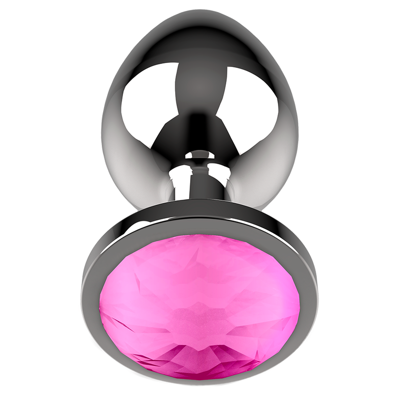 COQUETTE CHIC DESIRE - ANAL PLUG METAL COR ROSA TAMANHO L 4 X 9 CM - Infernum Store