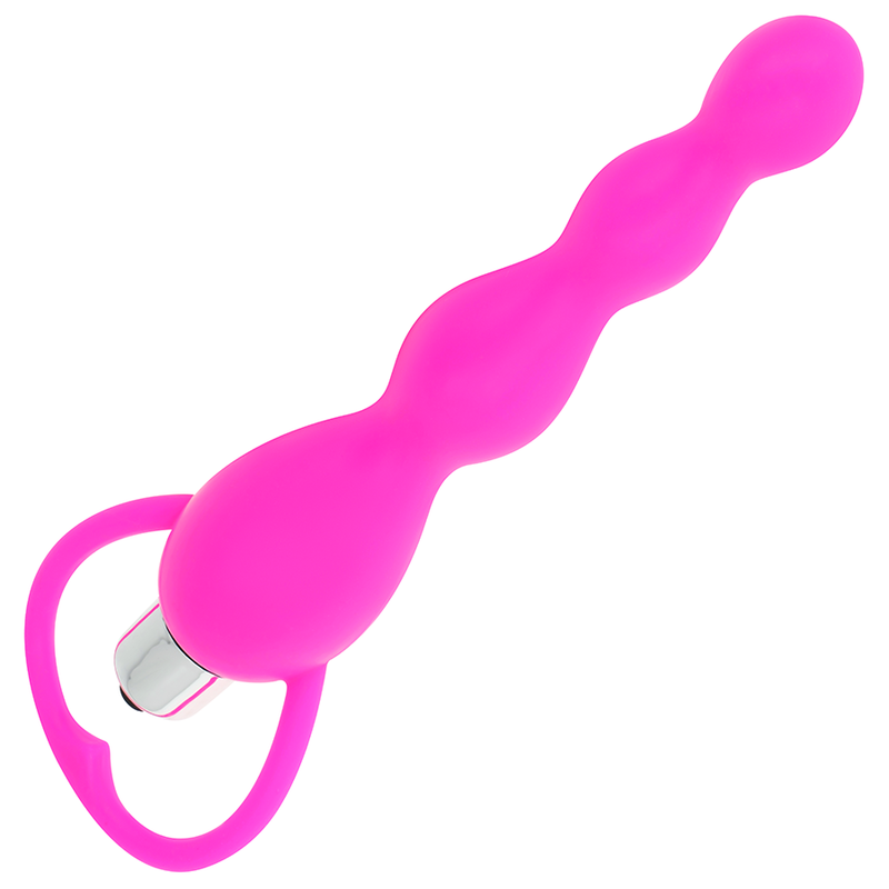 OHMAMA - ESTIMULADOR ANAL COM VIBRAÇÃO FÚCSIA - Infernum Store