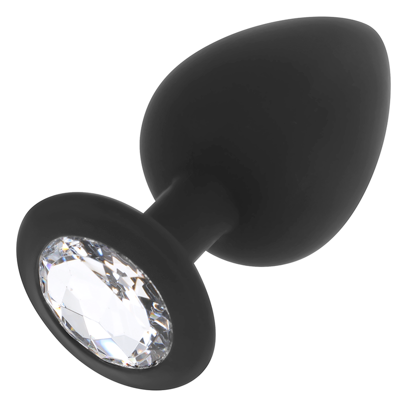 OHMAMA - PLUG ANAL DE SILICONE DIAMANTE TAMANHO L 9 CM - Infernum Store