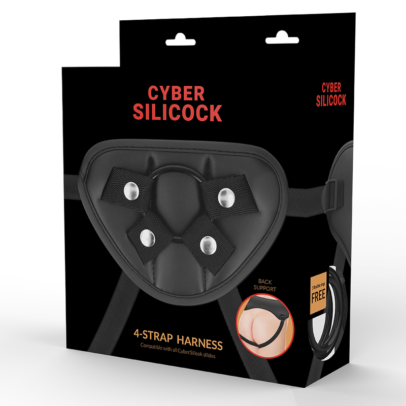CYBER SILICOCK - ARNÊS DE CINTA COM 3 ANÉIS GRTIS - Infernum Store