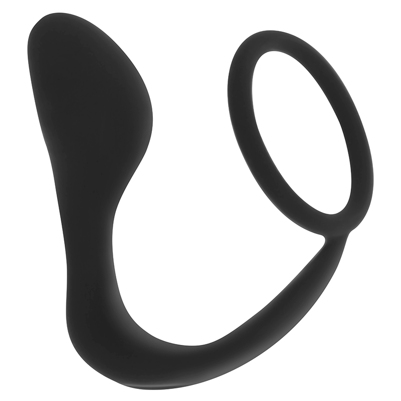 OHMAMA - PLUG ANAL DE SILICONE COM ANEL 10,5 CM - Infernum Store