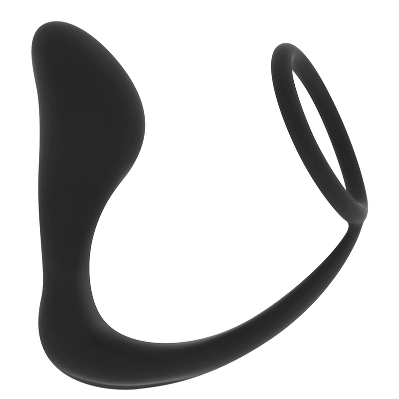 OHMAMA - PLUG ANAL DE SILICONE COM ANEL 10,5 CM - Infernum Store