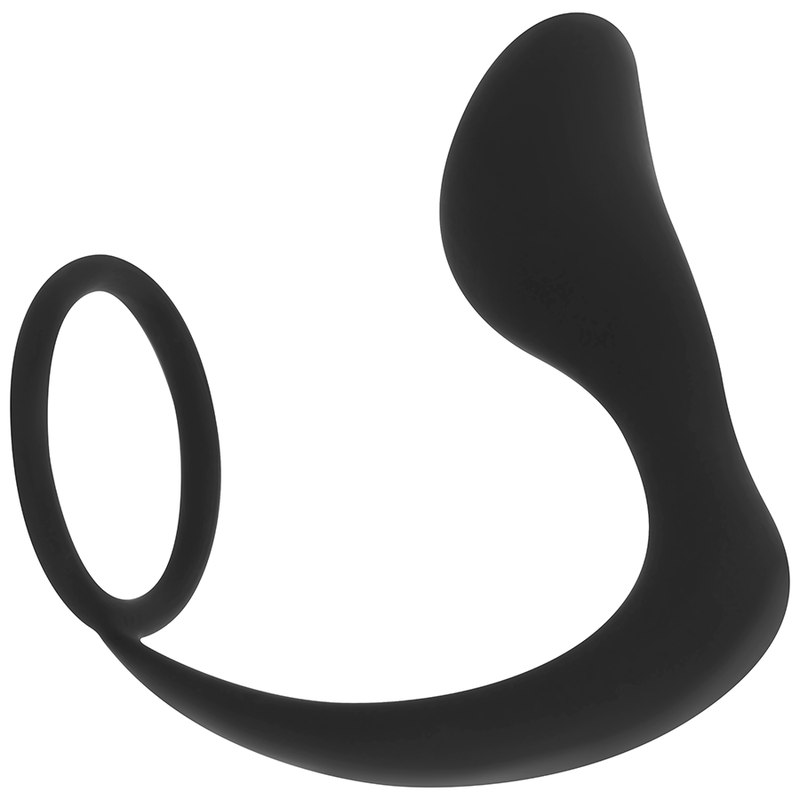 OHMAMA - PLUG ANAL DE SILICONE COM ANEL 10,5 CM - Infernum Store
