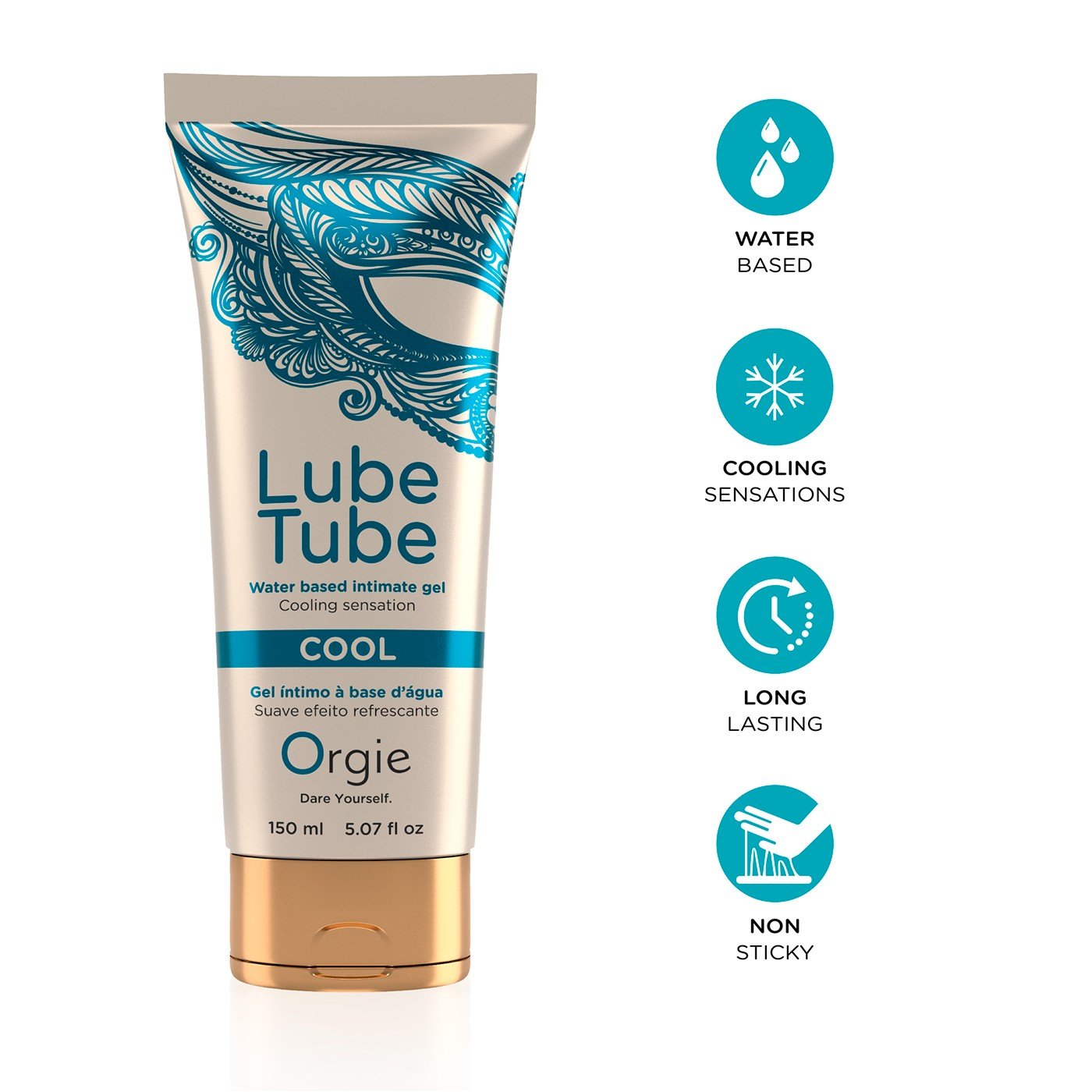 ORGIE LUBE TUBE COOL WATERBASED LUBRICANT WITH A COOLING EFFECT 150ML - Infernum Store