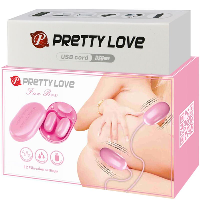 PRETTY LOVE - BALA VIBRANTE ROSA FUN BOX - Infernum Store