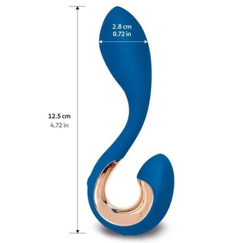 G-VIBE - GPOP 2 G AND P POINT VIBRATOR INDIGO BLUE