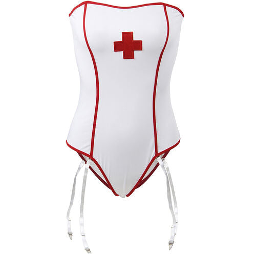 SUBBLIME - SEXY NURSE COSTUME WITH TEDDY S/M