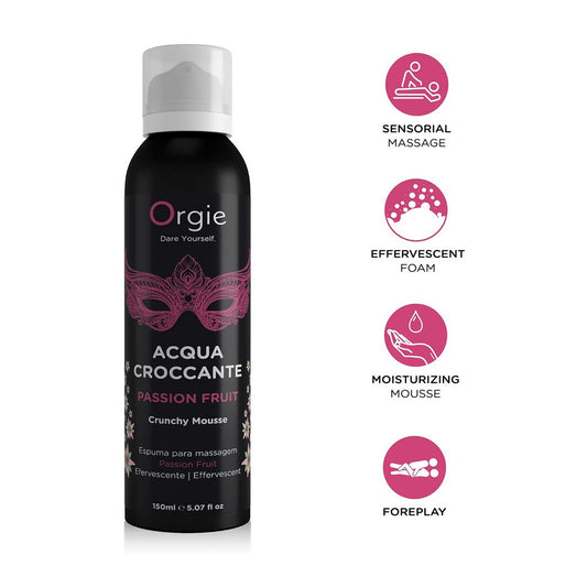 Acqua Croccante is more than a moisturizing mousse for body massage