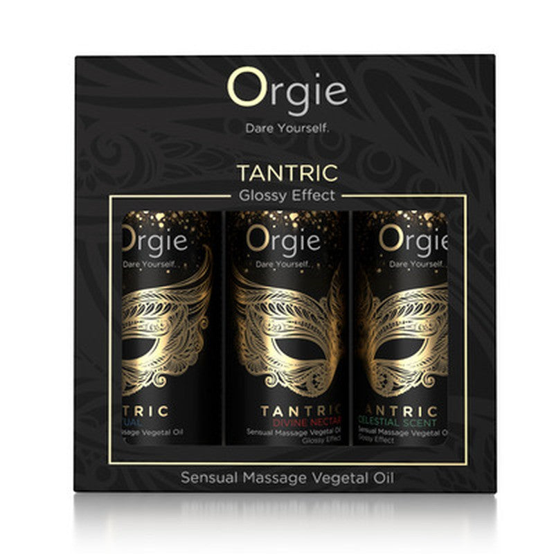 Orgie Company created a mini size collection of its Tantric Sensual Massage oils