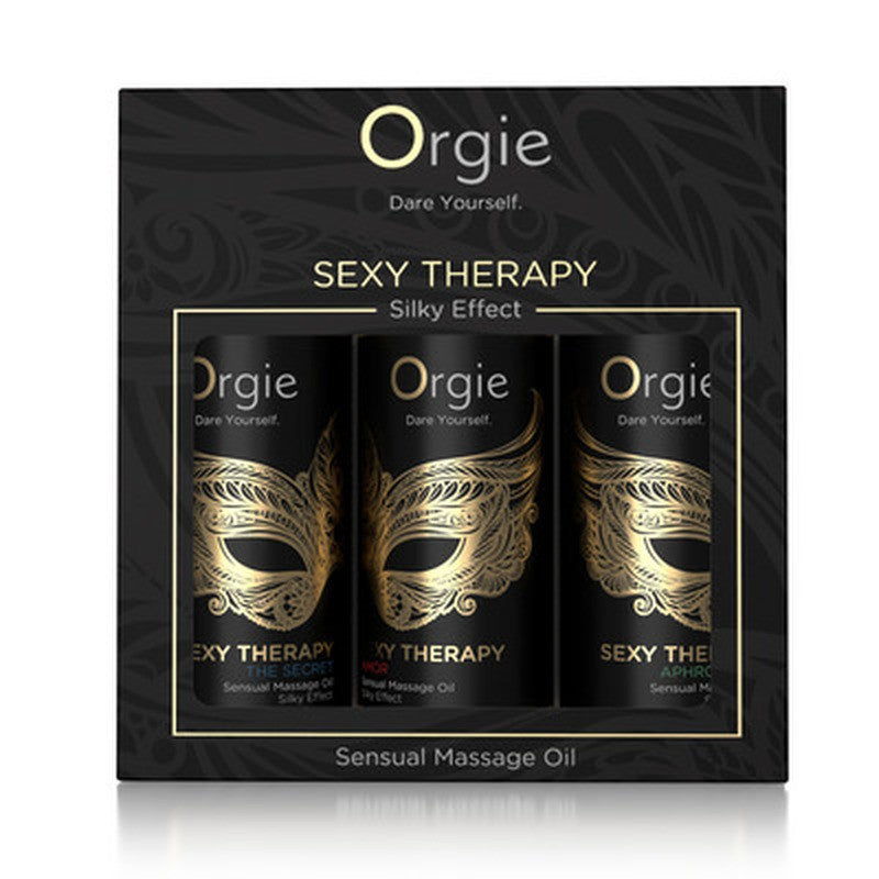Orgie Company created a mini size collection of its Sexy Therapy Sensual Massage oils