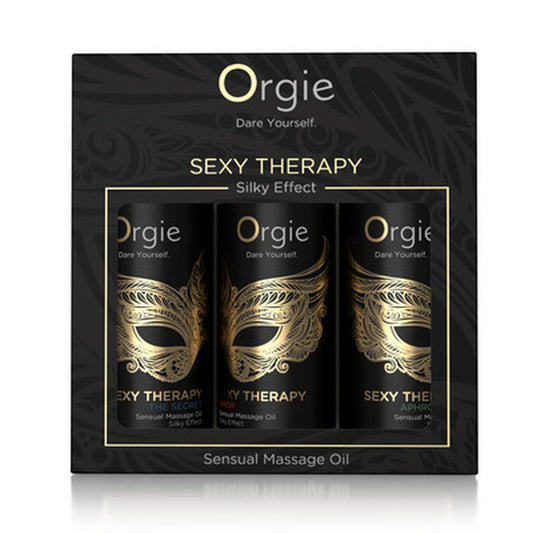 Orgie Company created a mini size collection of its Sexy Therapy Sensual Massage oils