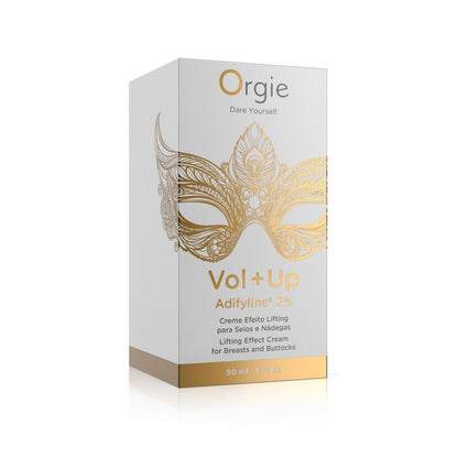 Formulated with 2% of Adifyline™ peptide, Vol+Up delivers progressive lifting effect and volume increase of breasts and butto