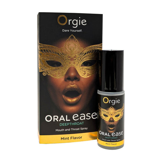 Oral Ease – Mouth and throat spray, developed to improve the oral sex experience, especially during deep throat practices, pr