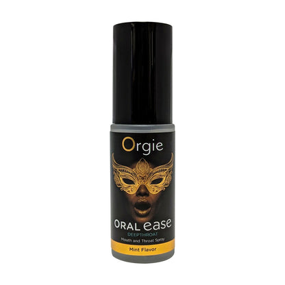 Oral Ease – Mouth and throat spray, developed to improve the oral sex experience, especially during deep throat practices, pr